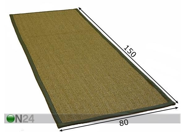 Matto SISAL 80x150 cm mitat