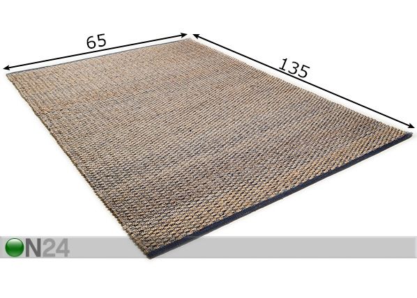 Matto Smooth Comfort Braid 65x135cm mitat