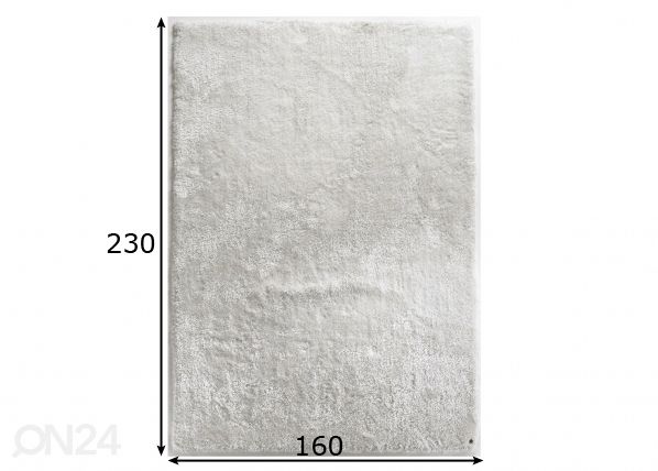 Matto SOFT 160x230 cm mitat