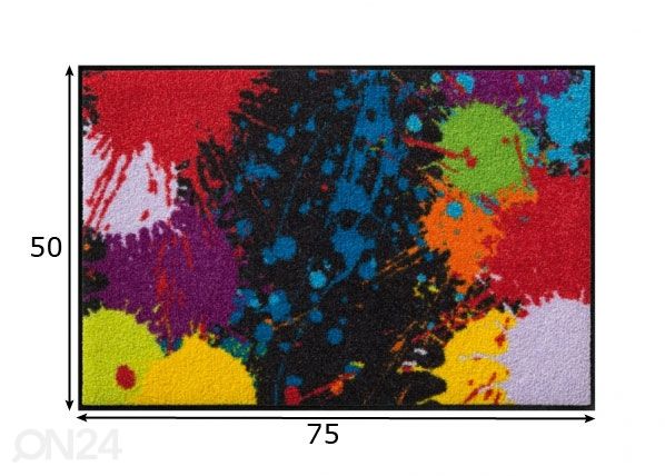 Matto SPLASH 50x75 cm mitat