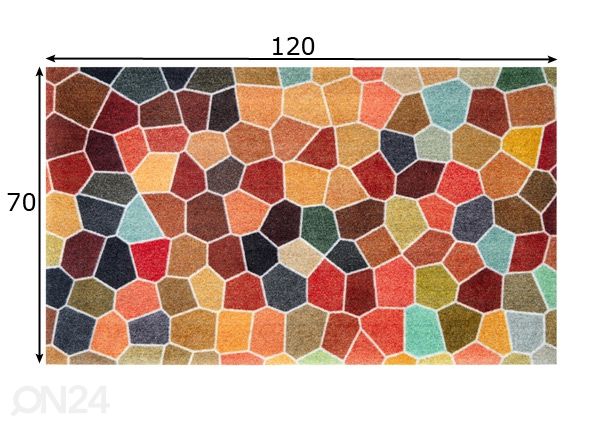 Matto Splendour 70x120 cm mitat