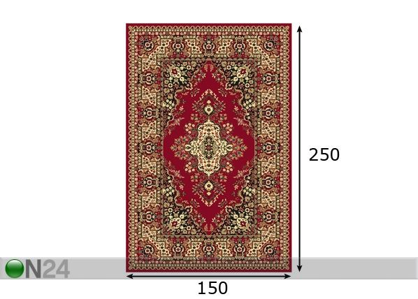 Matto STANDARD FATIMA 150x250 cm mitat