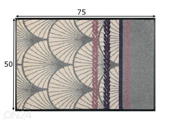 Matto Stile Floreale 50x75 cm mitat