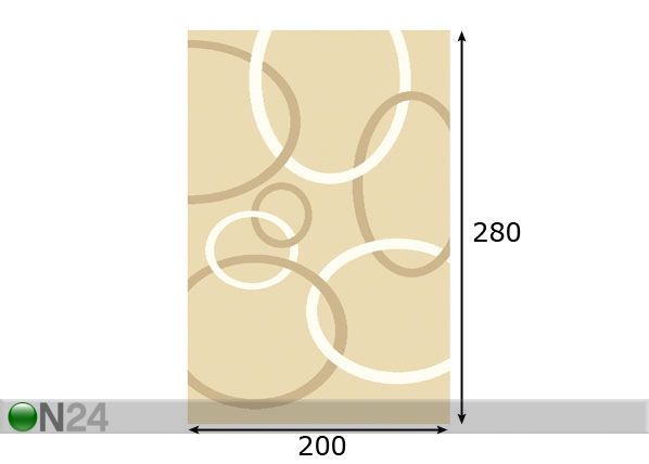 Matto STRUCTURAL DORIS 200x280 cn mitat