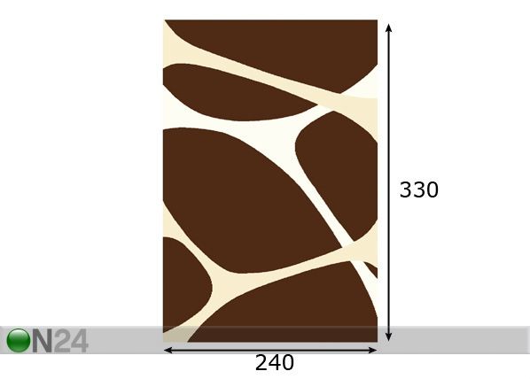 Matto STRUCTURAL PASCAL 240x330 cm mitat