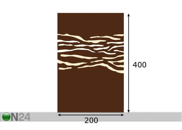 Matto STRUCTURAL TOMI 200x400 cm mitat