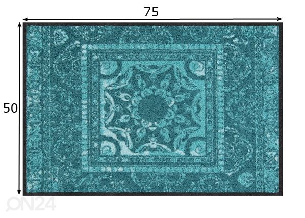 Matto Tapis Oriental aqua 50x75 cm mitat
