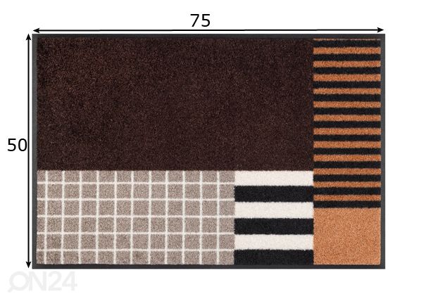 Matto Tastiera 50x75 cm mitat