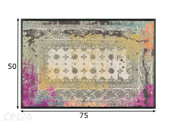 Matto TAZA PINK 50x75 cm mitat