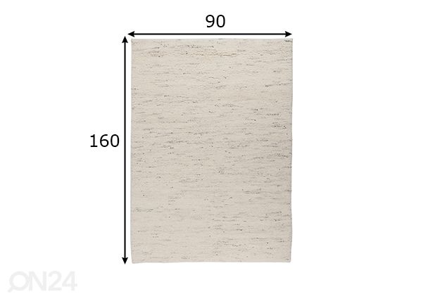 Matto Taza Royal 90x160 cm jaspe mitat