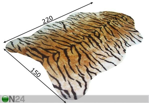 Matto TIGER 150x220 cm mitat