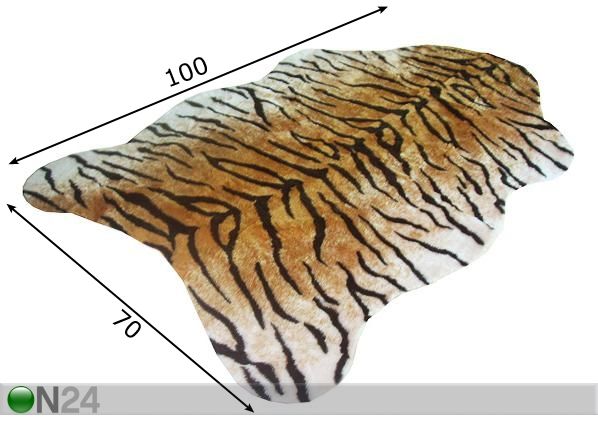 Matto TIGER 70x100 cm mitat