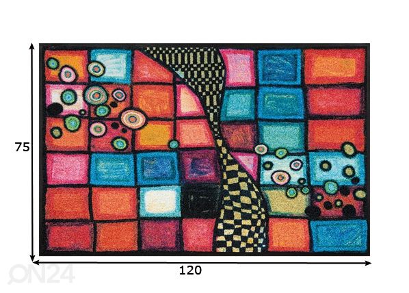 Matto TIGER TUNDRA 75x120 cm mitat