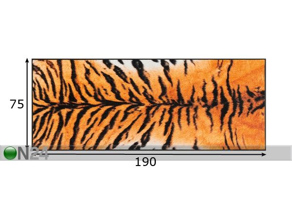 Matto TIGRO 75x190 cm mitat