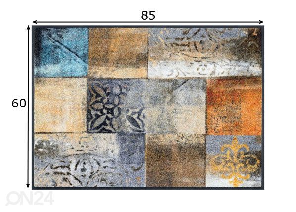 Matto Tilea 60x85 cm mitat