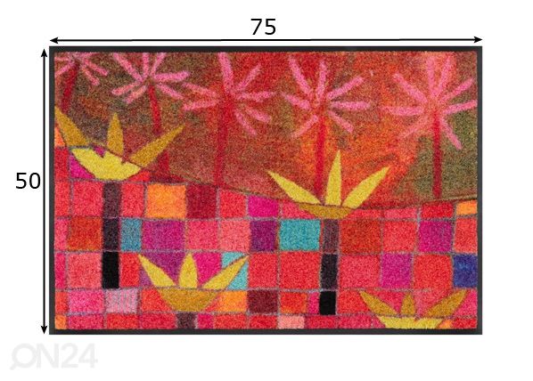 Matto Tobago 50x75 cm mitat