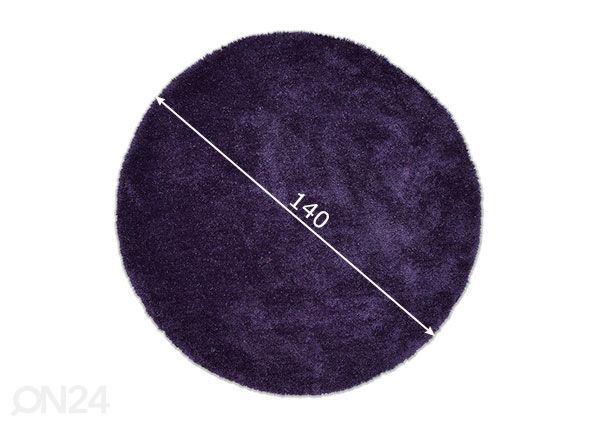 Matto Tom Tailor Cozy Ø140 cm violetti mitat