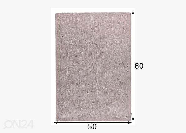 Matto Tom Tailor Cozy, 50x80 cm beige mitat