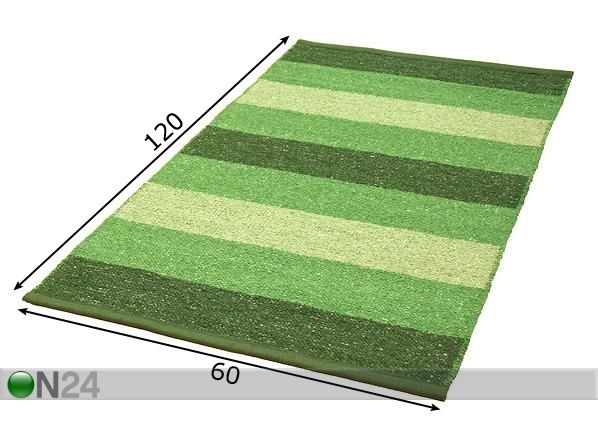 Matto TRIO 60x120 cm mitat