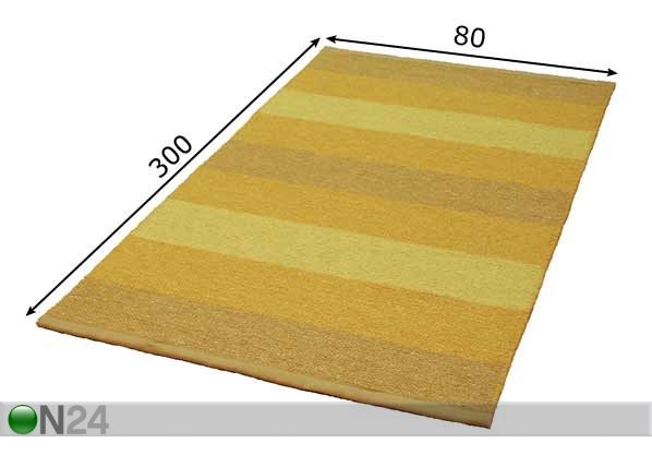 Matto TRIO 80x300 cm mitat
