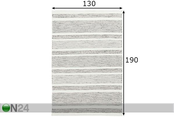 Matto Trondheim 130x190 cm mitat