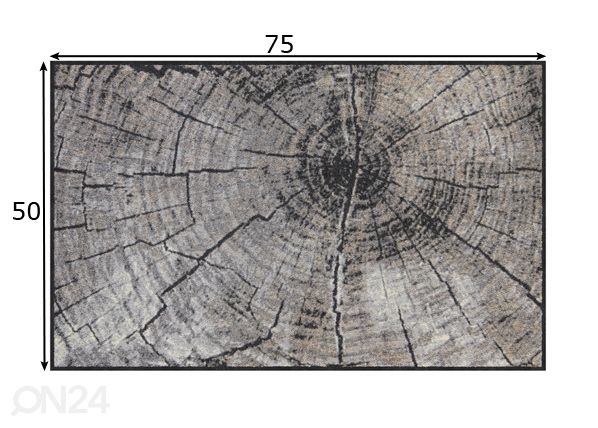 Matto Trunk 50x75 cm mitat