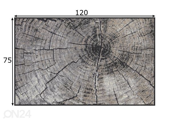 Matto Trunk 75x120 cm mitat