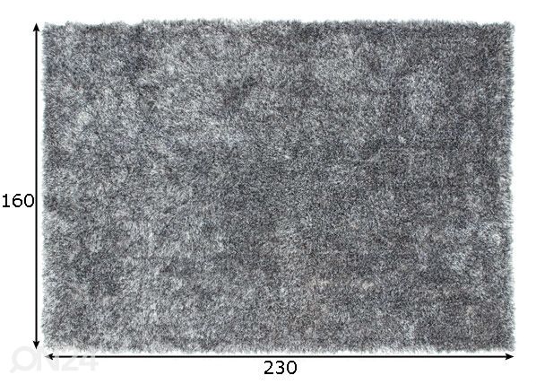 Matto Twist 160 x 230 cm mitat