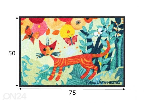 Matto UN GIRO IN GIRO 50x75 cm mitat