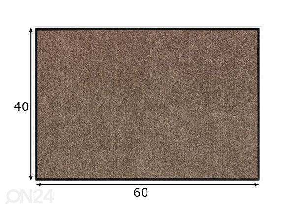 Matto UNI 40x60 cm mitat