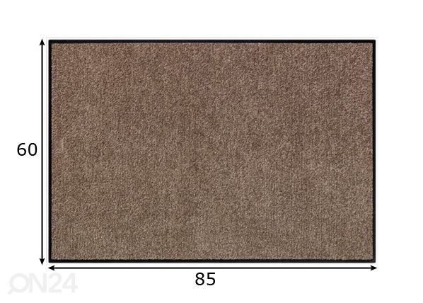 Matto UNI 60x85 cm mitat