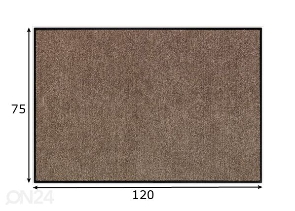 Matto UNI 75x120 cm mitat