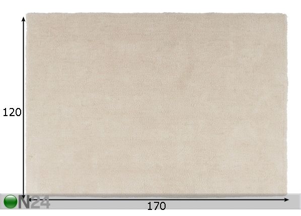 Matto Velvet 120x170 cm mitat