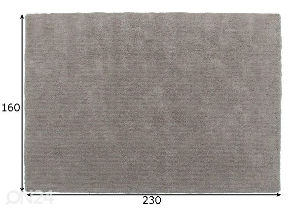Matto Velvet 160x230 cm mitat