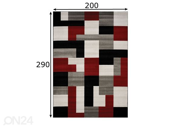 Matto Village Multi 200x290 cm mitat