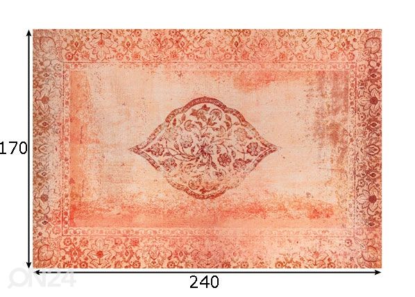 Matto Vintage Bloom 170x240 cm mitat