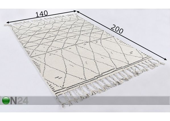 Matto Vintage Nomad 140x200cm mitat