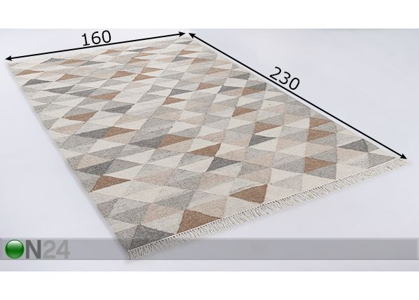 Matto Vintage Triangle 160x230cm mitat