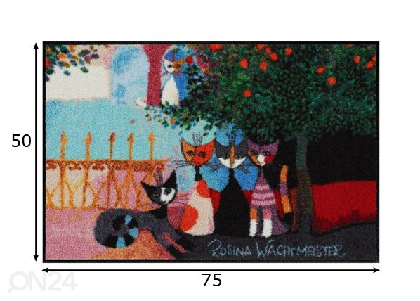 Matto VITA FAMILIARE 50x75 cm mitat