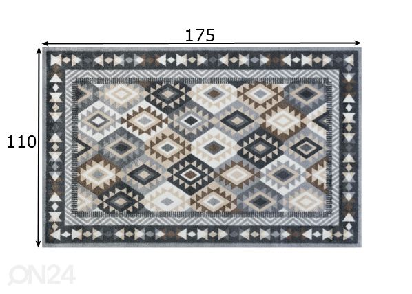 Matto Wanta Fe nature 110x175 cm mitat