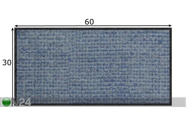 Matto Weave denim 30x60 cm mitat