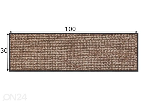 Matto Weave nougat 30x100 cm mitat