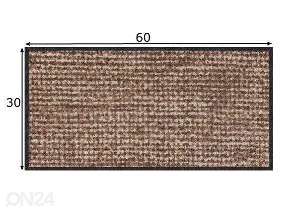 Matto Weave nougat 30x60 cm mitat