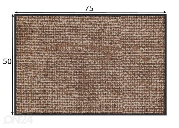 Matto Weave nougat 50x75 cm mitat