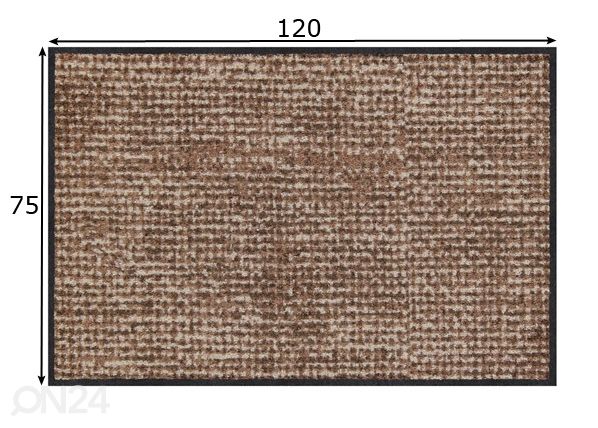 Matto Weave nougat 75x120 cm mitat