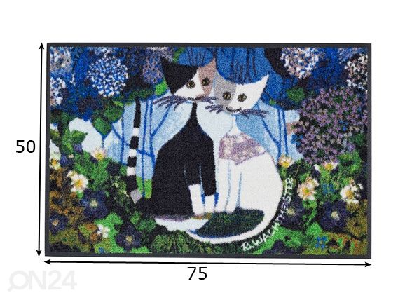 Matto WEDDING 50x75 cm mitat