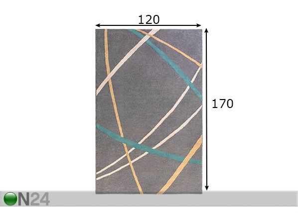 Matto Xero 120x170 cm mitat