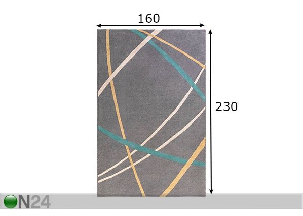 Matto Xero 160x230 cm mitat