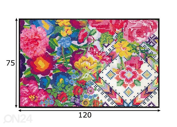 Matto YUCATAN BEACH 75x120 cm mitat