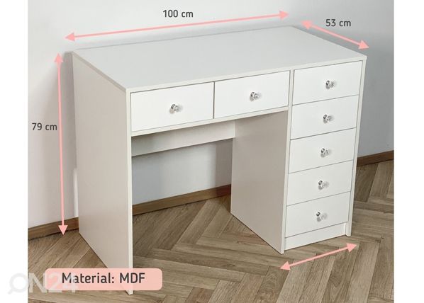 Meikkipöytä mitat